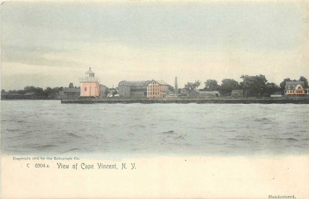 C1905 Cape Vincent New York View undivided Rotograph Postcard 26-3385