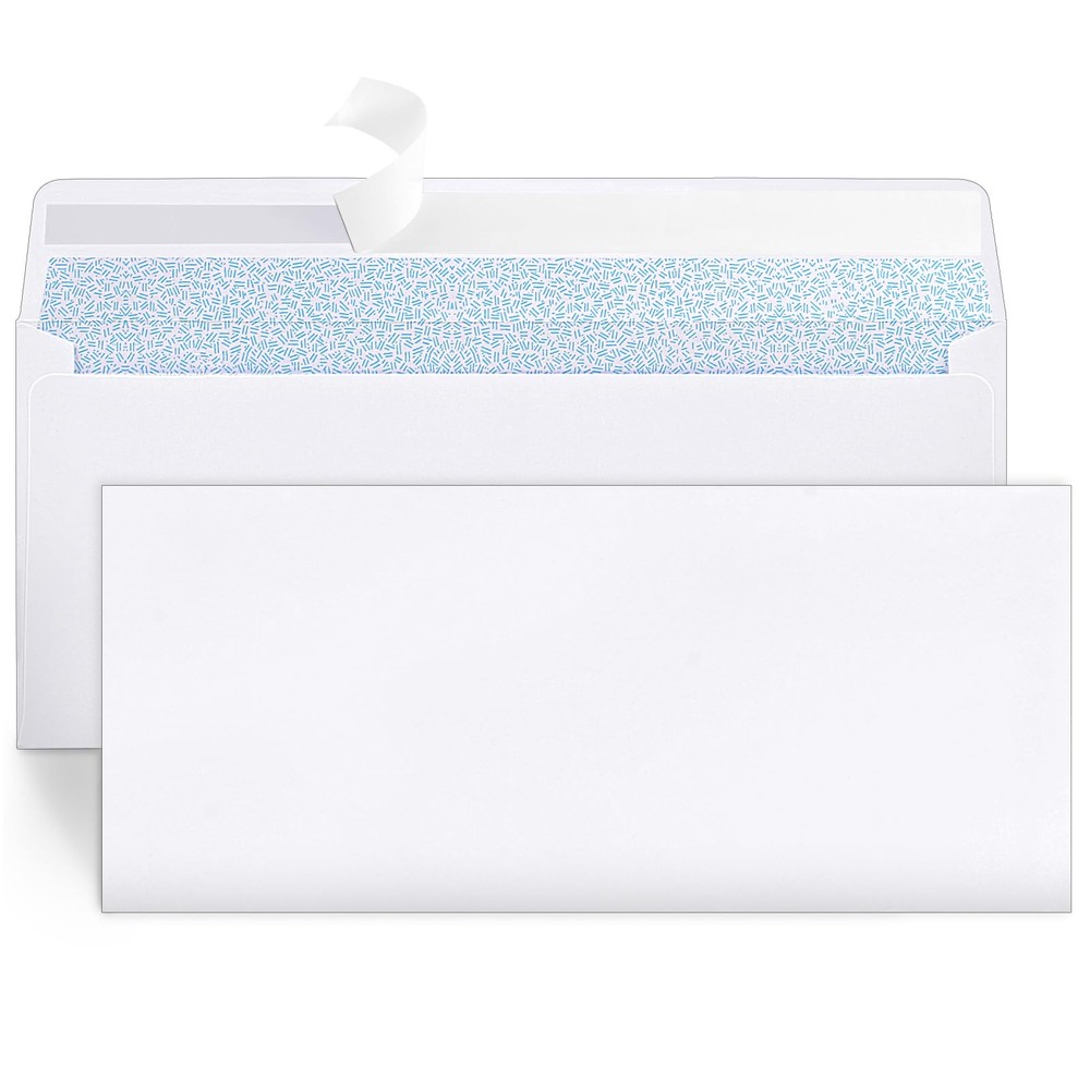 72 Packs 10 Envelopes, Business Envelopes, Envelopes Self Seal, Security Enve...