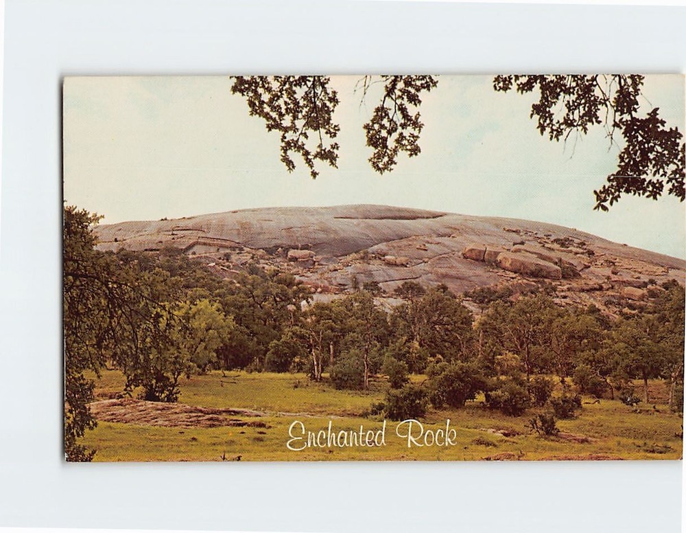 Postcard Enchanted Rock Texas USA