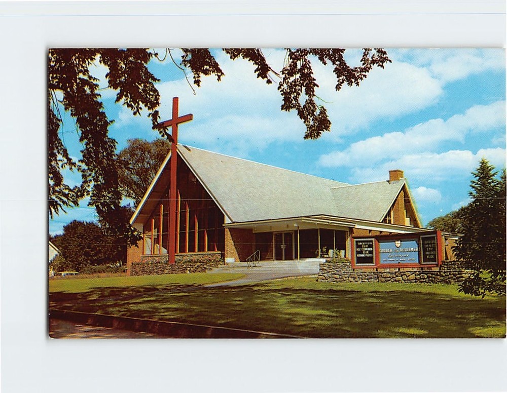 Postcard Church of the Redeemer Episcopal Rochester New Hampshire USA