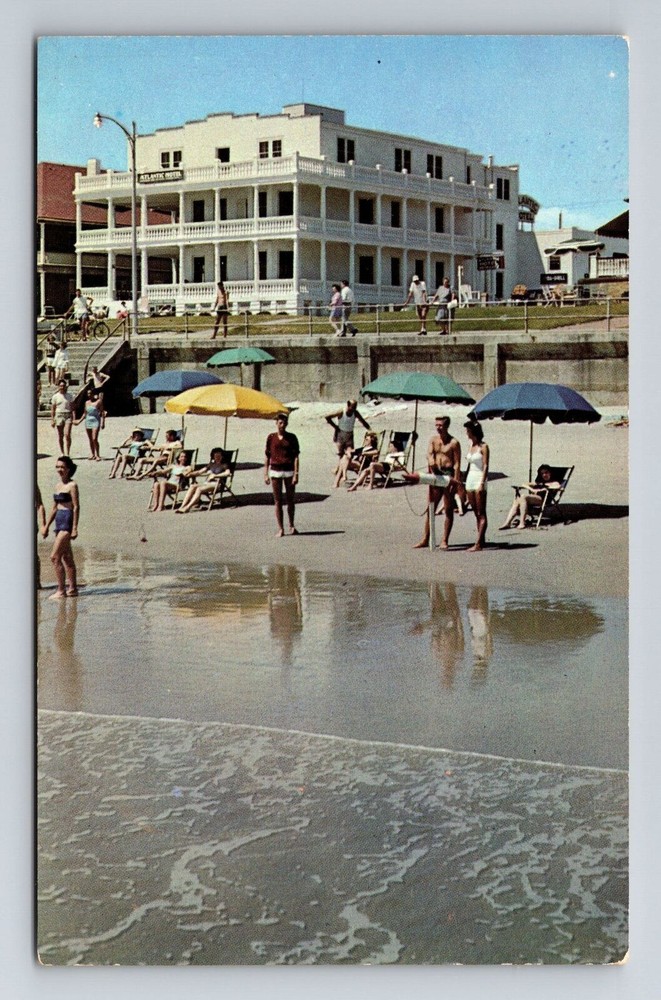 Virginia Beach VA-Virginia, The Atlantic Hotel, Vintage Postcard