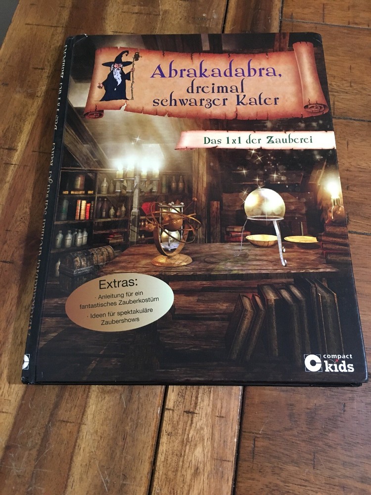Abrakadabra Dreimal Schwarzer Kater German Children’s Book Magic Tricks-image