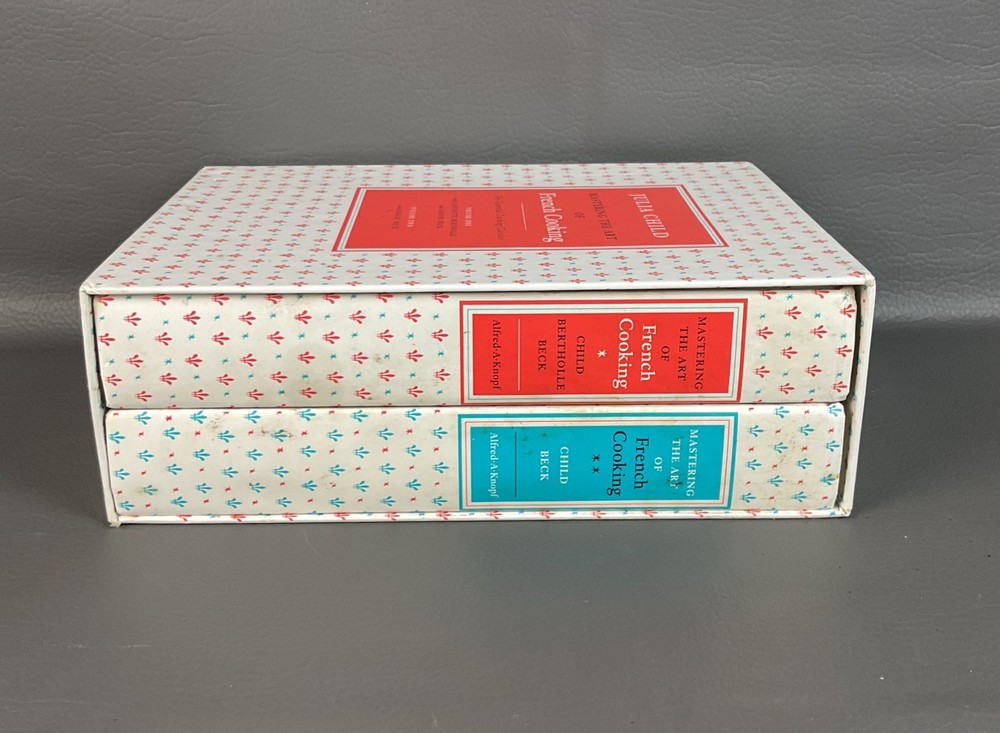 Julia Child Mastering the Art of French Cooking Volume 1 & 2 Set Hardcover Books