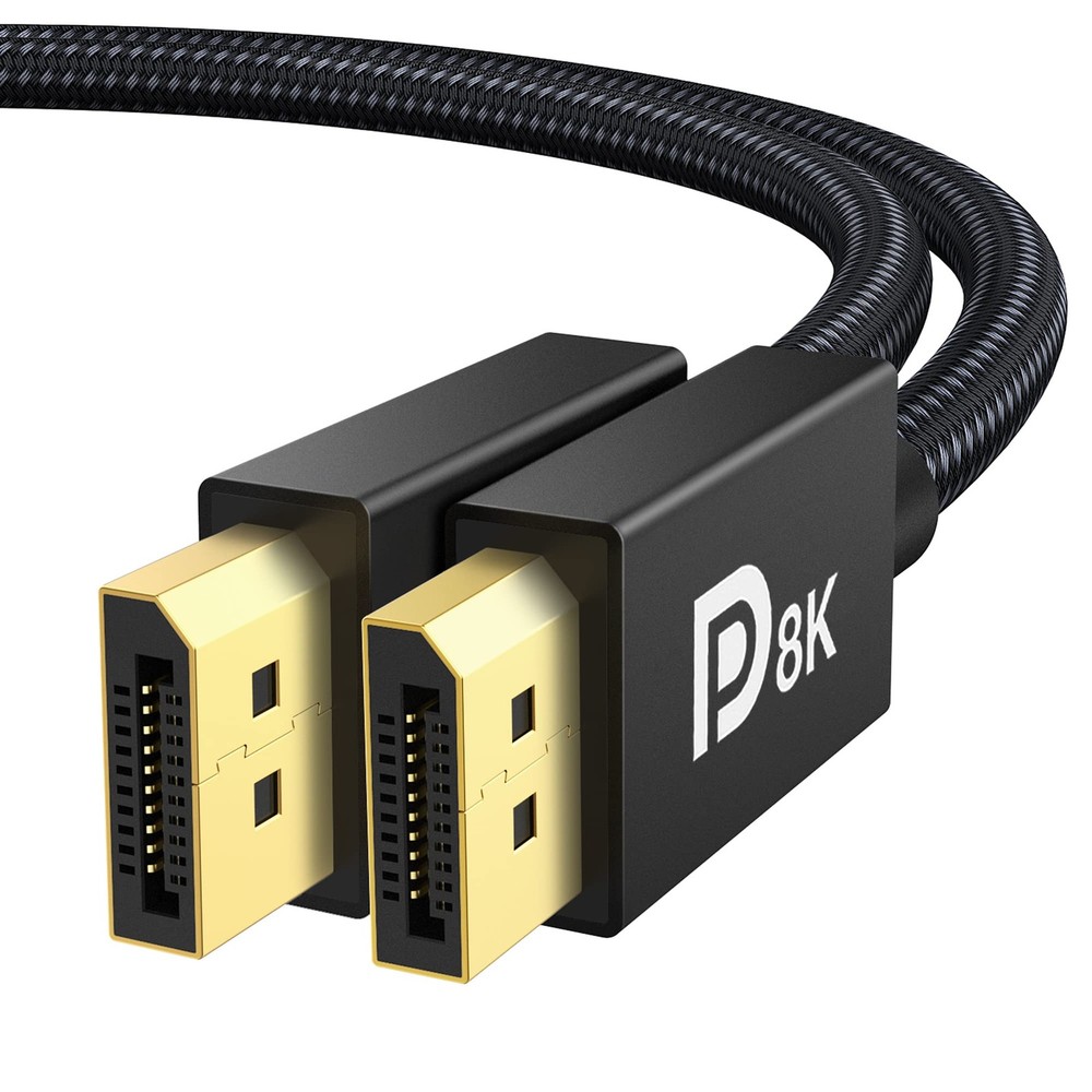 IVANKY 8K DisplayPort Cable 1.4, VESA Certified DP 6.6 Feet, Black
