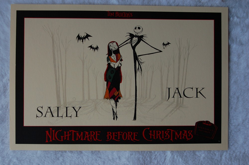The Nightmare Before Christmas #2 Lobby Card Movie Poster
