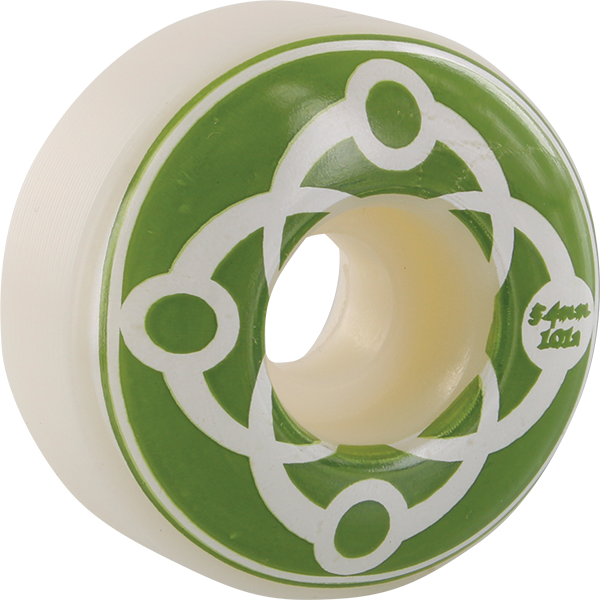 SATORI BIG LINK 54mm 101a WHT/GREEN WHEELS SET