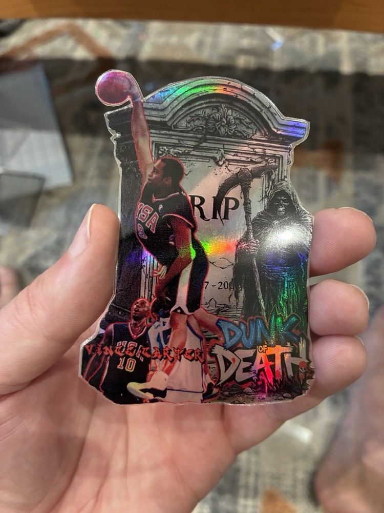 Vince Carter “Dunk Of Death” Refractor Basketball Card