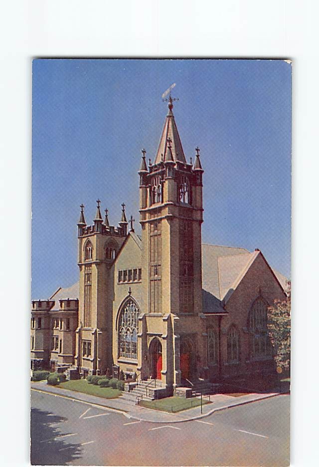 Postcard St. Johns Lutheran Church Nazareth Pennsylvania USA