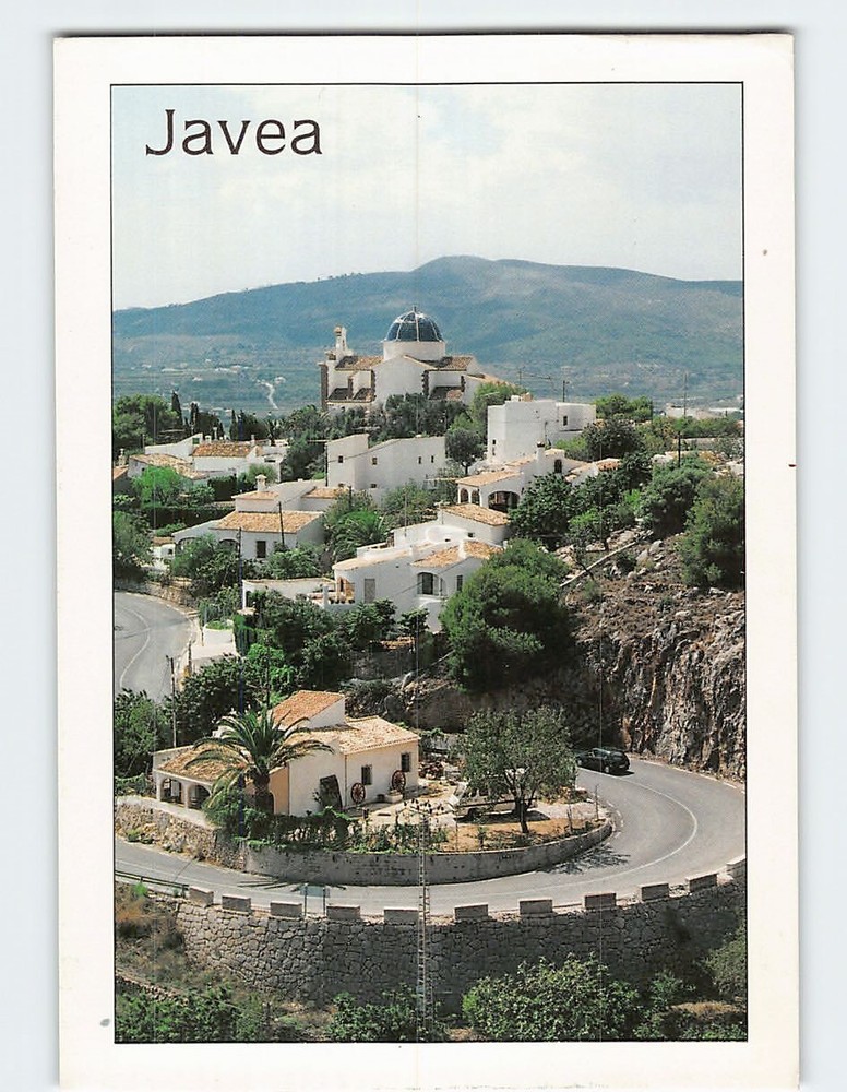 Postcard Ermita del Nazareno Javea Spain