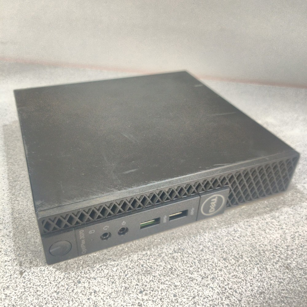 DELL OPTIPLEX 3070 MICRO Intel CORE I5-9500T 8GB RAM NO SSD/OS/AC ADAPTER DENTED