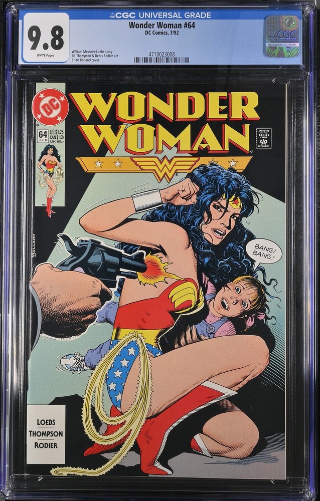 Wonder Woman 64 CGC 9.8 Brian Bolland Cover