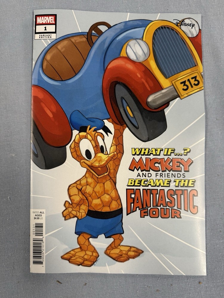 Marvel Comics WHAT IF MICKEY & FRIENDS BECAME FANTASTIC FOUR #1 Disney 2025 Noto