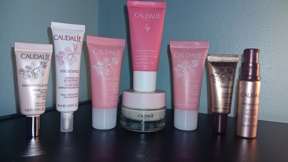 Caudalíe Vinosource, Resveratrol Lift, & Premier Cru 8 Piece Mixed Lot