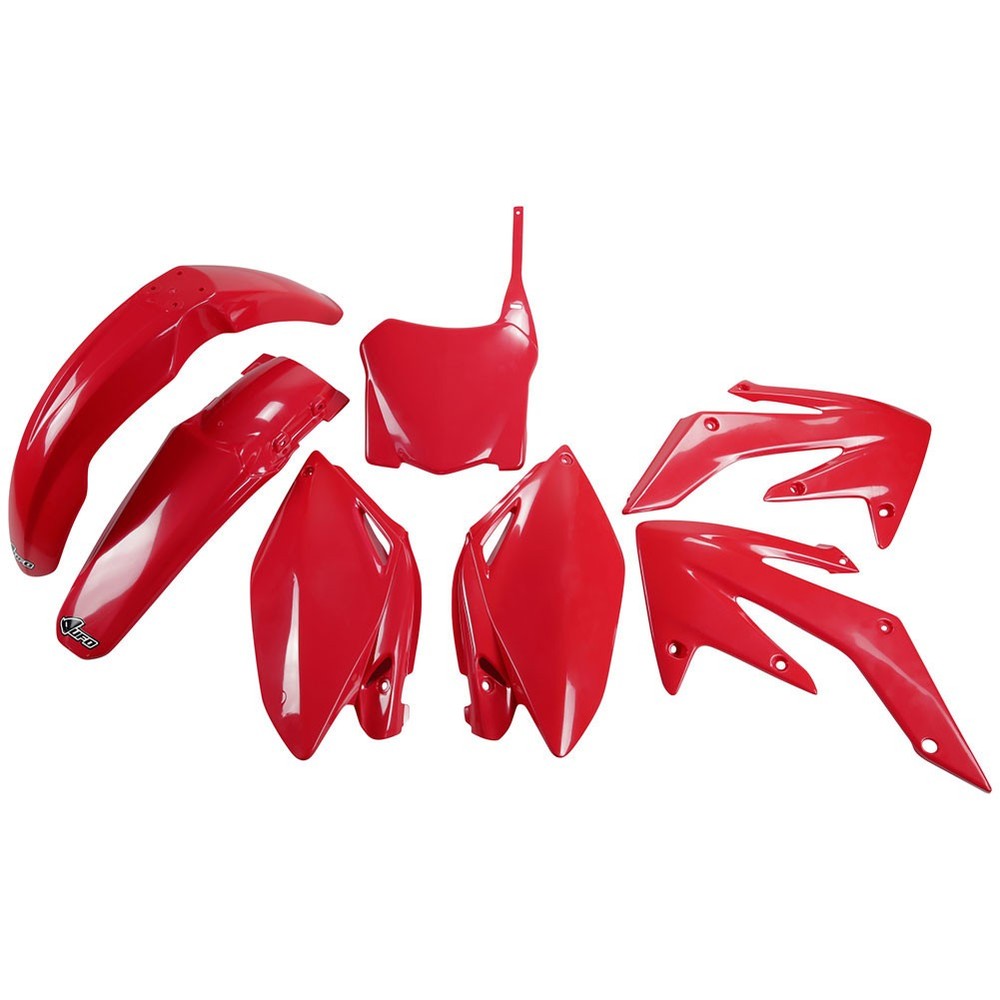 UFO Plastic Kit Set Complete Red Honda CRF250R 2008-2009