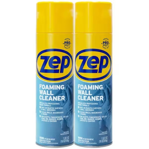 Foaming Wall Cleaner 18 oz. Pack of 2-Removes Stains Without Damaging  Finishes.