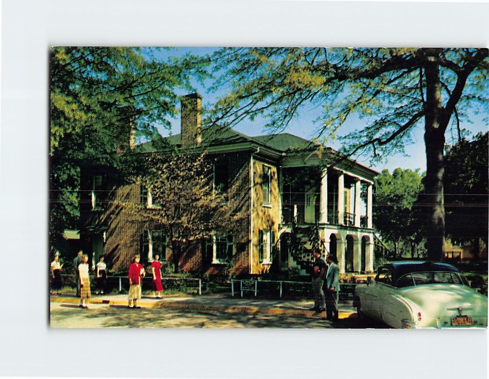 Postcard Gorgas Home University of Alabama Campus Tuscaloosa Alabama USA