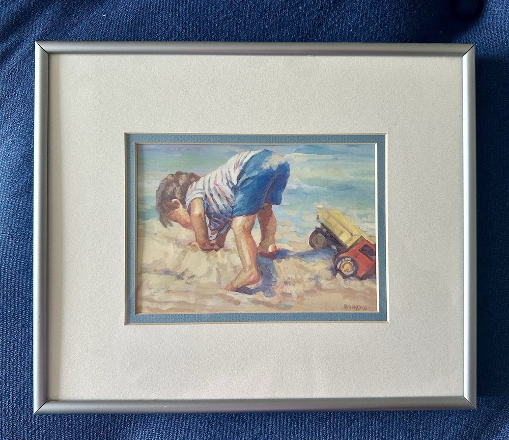 Lucelle Raad Bottoms Up Signed Print