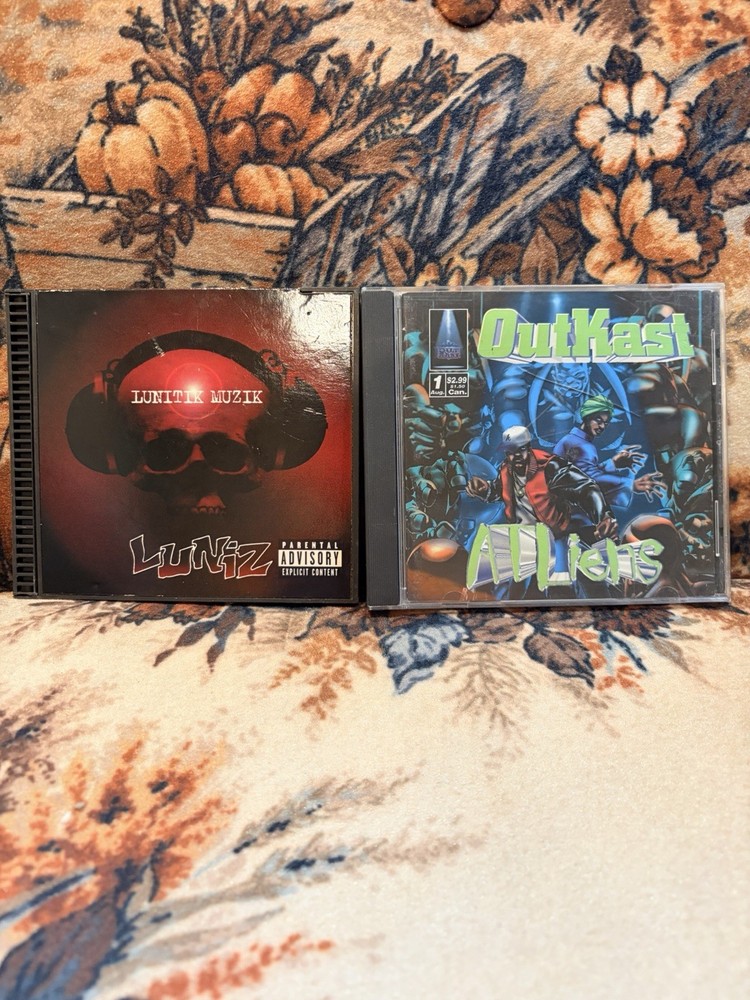 Outkast ATLiens + Luniz Lunitik Muzik CD Lot 90s Hip Hop Rap Classics Tested