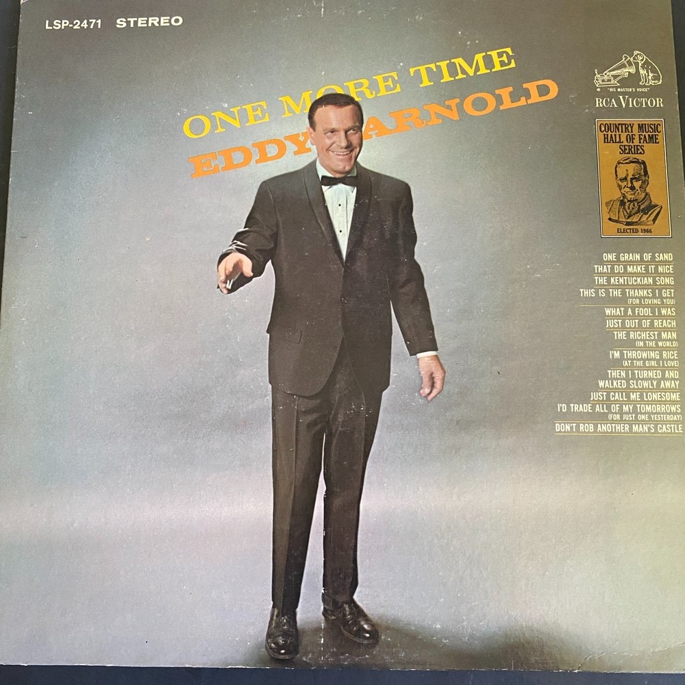 Eddy Arnold – One More Time LP Record 1962 RCA Victor Country Pop 33 RPM