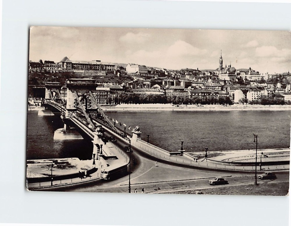 Postcard Danube View Budapest Hungary