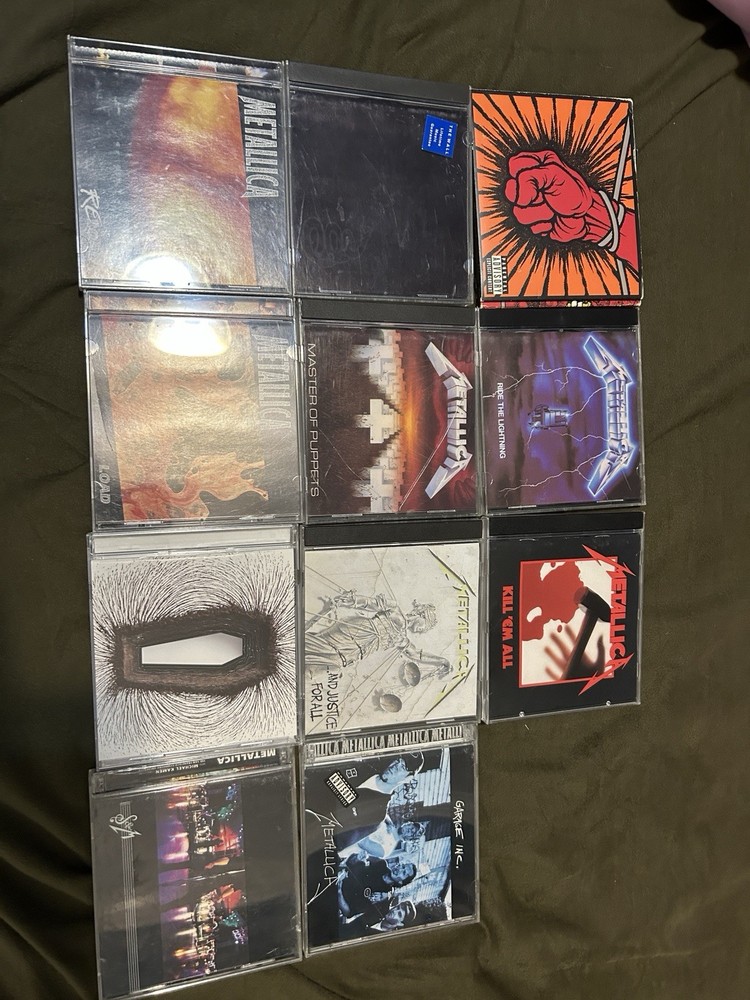 Large Collection Of Metallica CDs (Please Read)