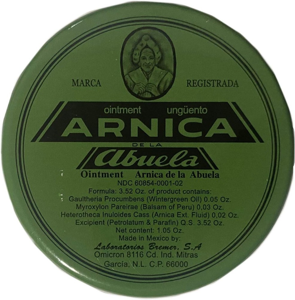 Arnica de la Abuela Healing Ointment for Bruises and Swelling-image