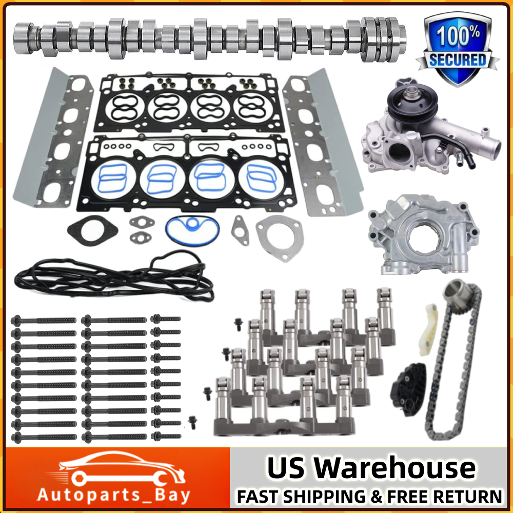 09-19 Dodge RAM 1500 5.7L V8 HEMI Camshaft Oil Water Pumps MDS Lifters Kit