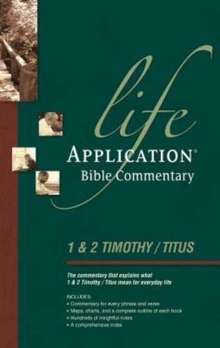 Life Application Bible Commentary: 1 and 2 Timothy and Titus  - paperback - New
