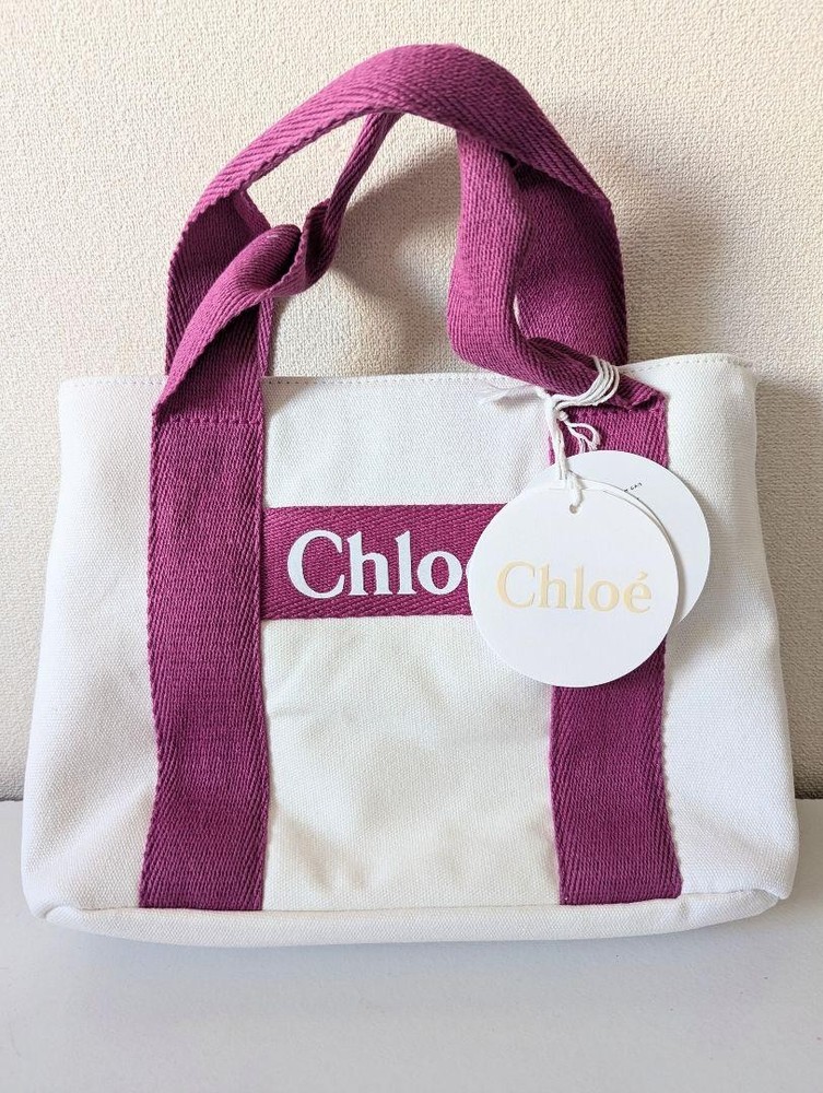 Chloe Authentic White Pink Leather Suede 2-Way Shoulder Crossbody Bag