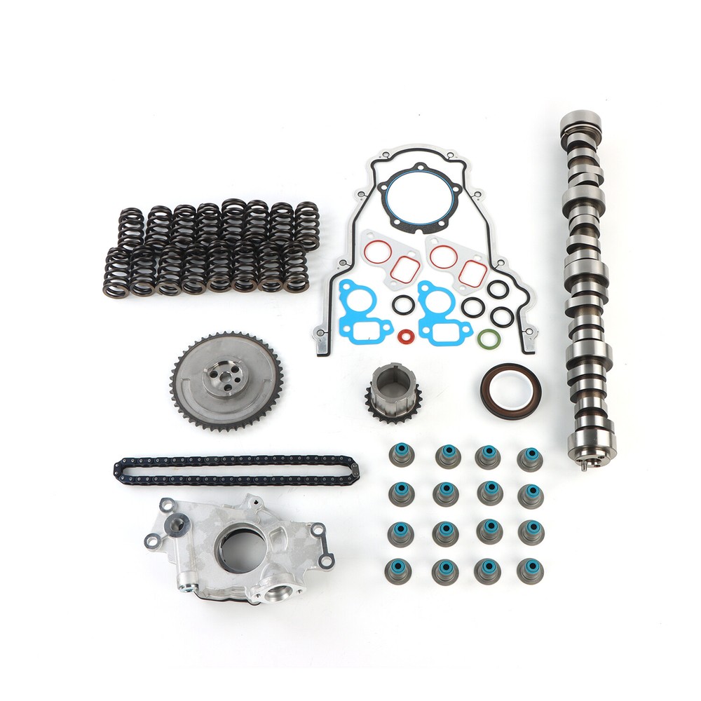 Stage 2 Cam Kit Springs & Timing Chain Kit &Oil Pump For GM Chevy LS 5.3L E1840P