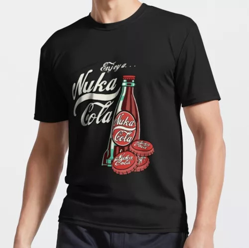 NEW Enjoy a... Drink Funny NUKA COLA Filled Classic Printing T-Shirt.webp