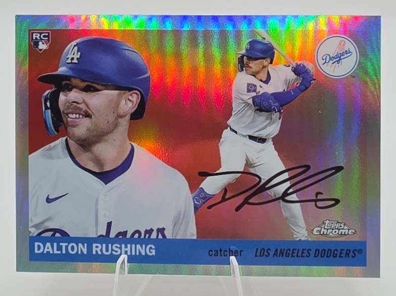 2025 Platinum Anniversary Dalton Rushing Image Variations RC Los Angeles Dodgers