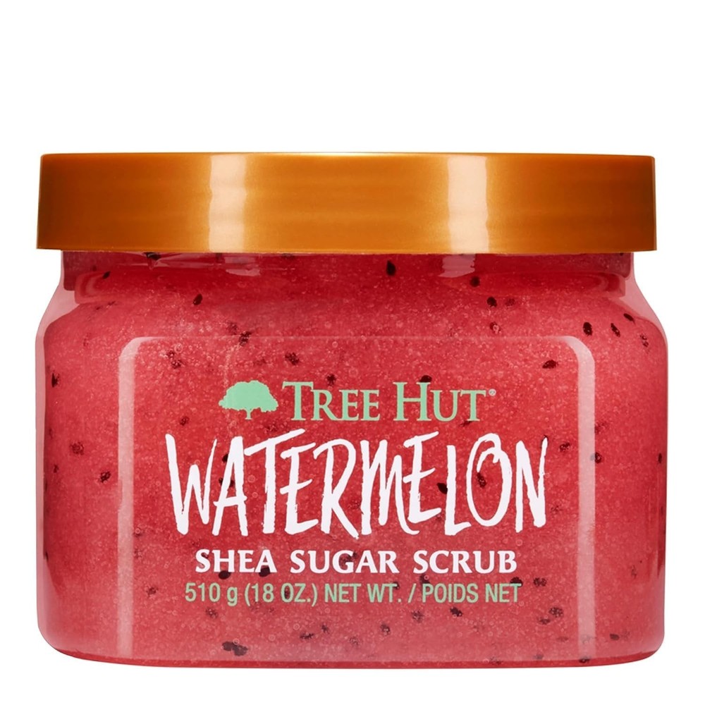 Tree Hut Watermelon Body Scrub, Exfoliating & Hydrating Sugar Scrub with Shea Bu