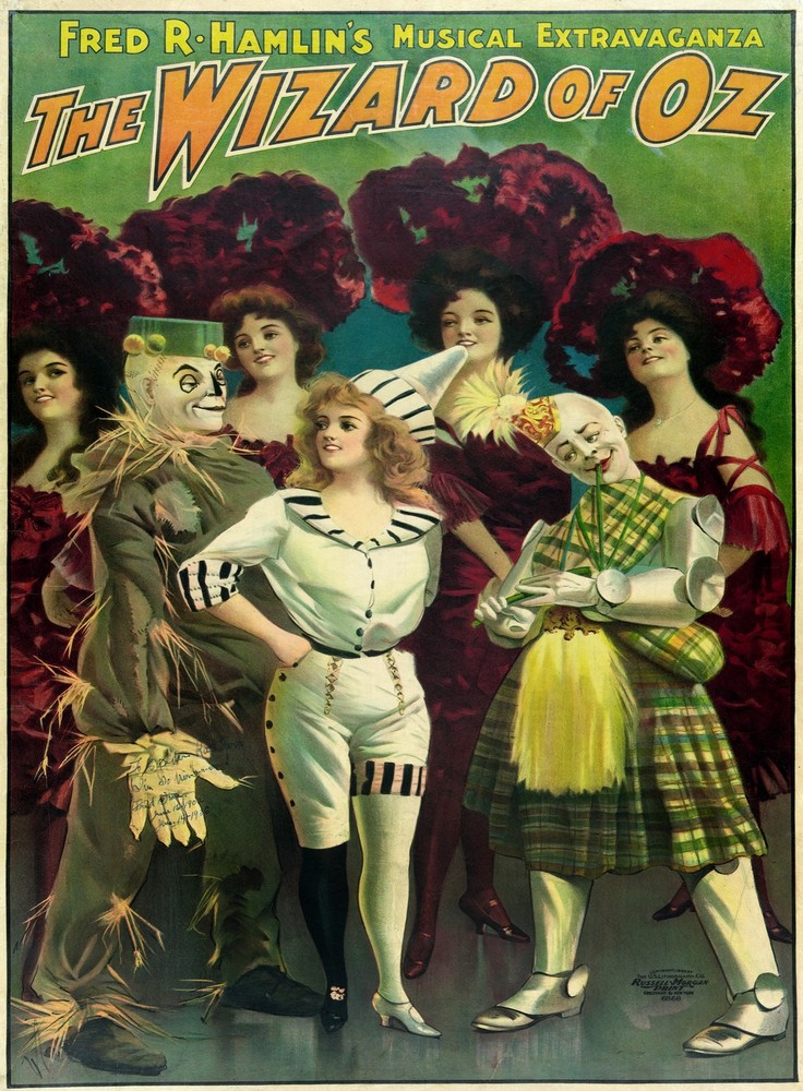 4619.Wizard of Oz.musical extravaganza.fred hamlin.POSTER.decor Home Office art