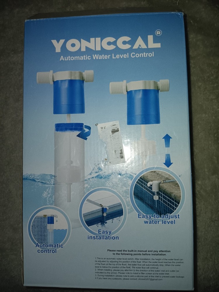 Yoniccal Pool Filler Automatic Water Leveler auto Filler Water Level Control