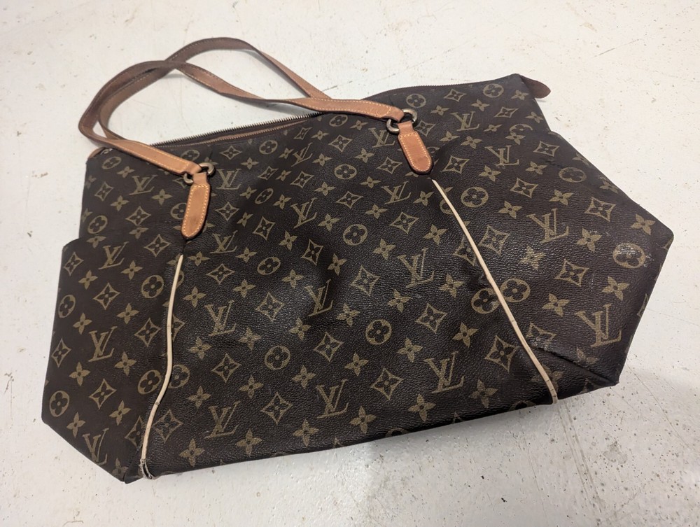 Louis Vuitton Palermo Shoulder Bag PM Brown Canvas