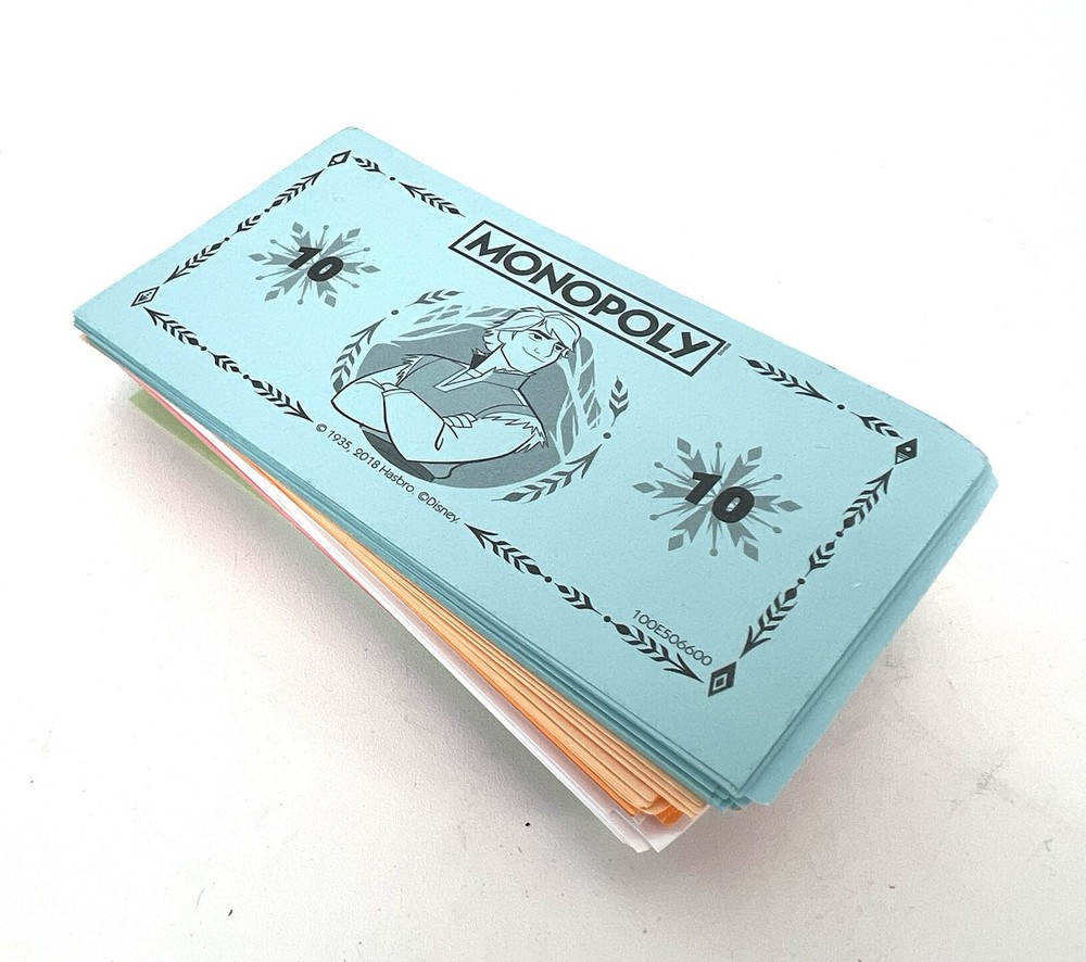 Monopoly Frozen II 2018 Disney - Replacement Full Set of Money