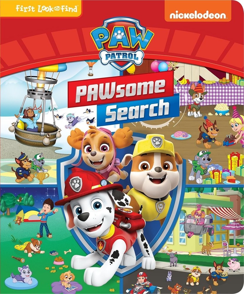 Nickelodeon PAW Patrol - PAWsome Search First Look and Find Activity Book - 30,
