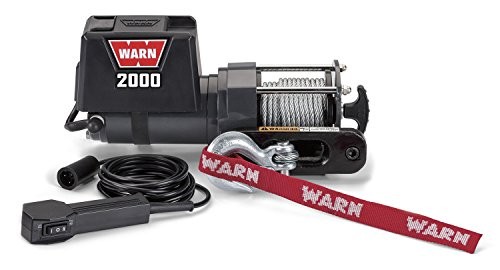 2000 lb Electric Winch with Steel Cable for ATV, UTV, and Towing Applications