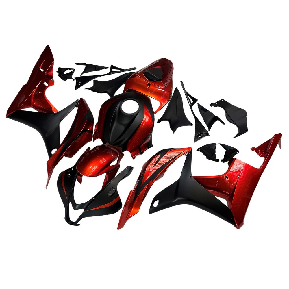 Orange Black ABS Bodywork For Honda CBR600RR F5 2007 2008 07 08 Plastic Fairings