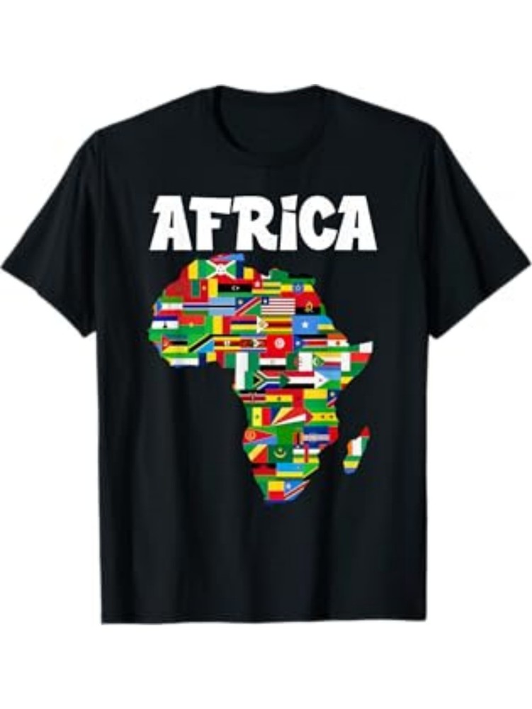 Africa T-Shirt Proud African Country Flags Continent Love T-Shirt