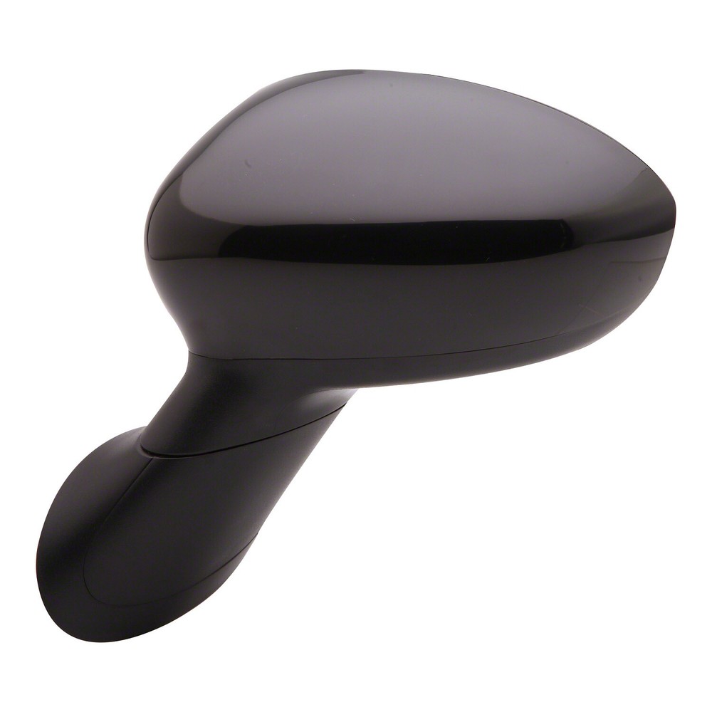 Unpainted Power Flat Driver Side Door Mirror Heated Manual Folding 128-50858AL