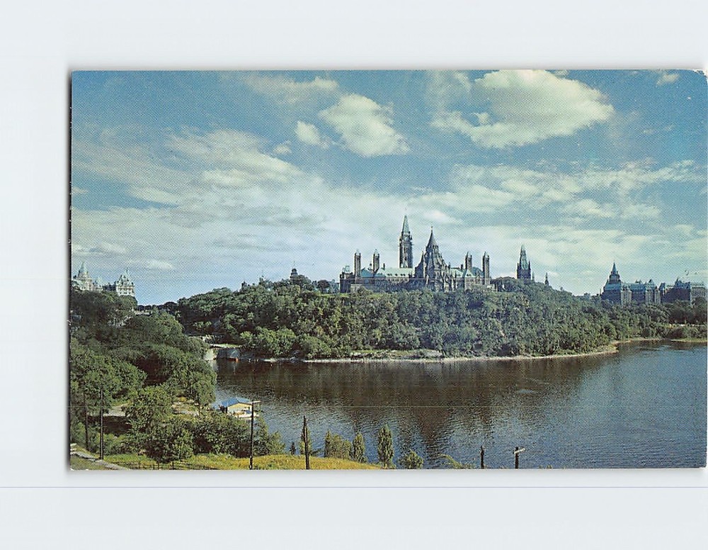 Postcard Canadian Parliament Buildings Ottawa Ontario Canada