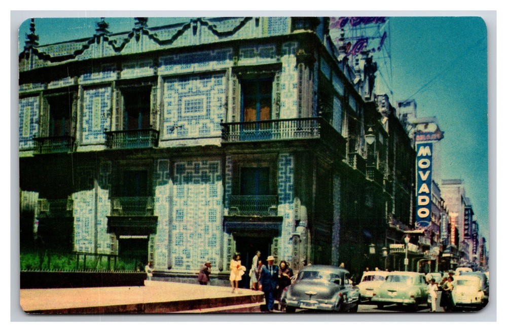 Casa de los Azulejos House of Tiles Mexico City  Chrome Postcard S25