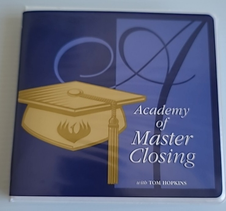 Tom Hopkins Academy of Master Closing Complete 8 CDs + Workbook CD NEW-image