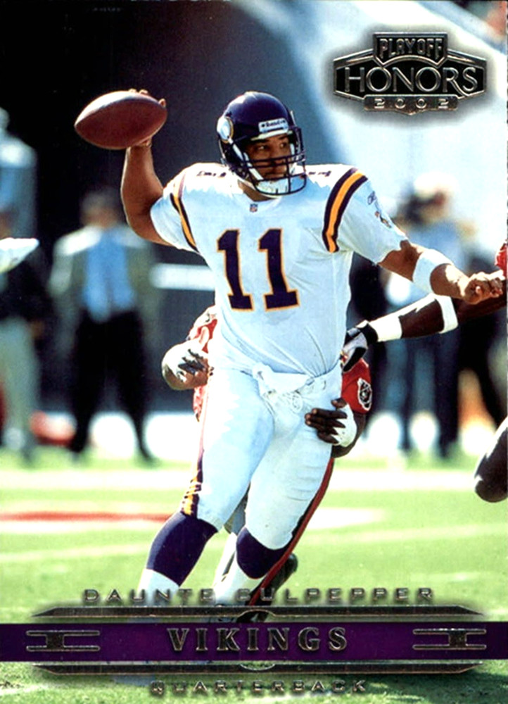 2002 Playoff Honors #53 Daunte Culpepper Minnesota Vikings