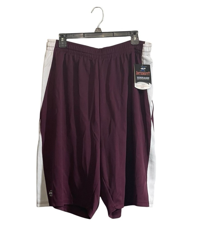 NWT 2XL Intensity Basketball Athletic Shorts Men’s Maroon