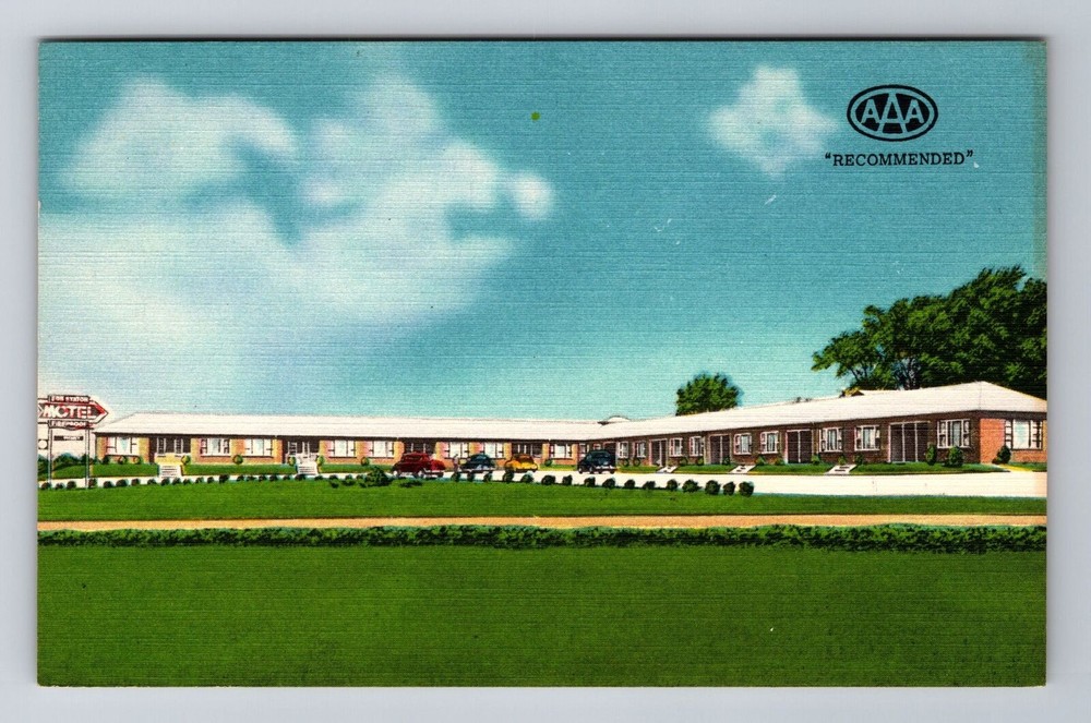 Chillicothe MO-Missouri, Bob Staton Motel, Advertisement, Vintage Postcard