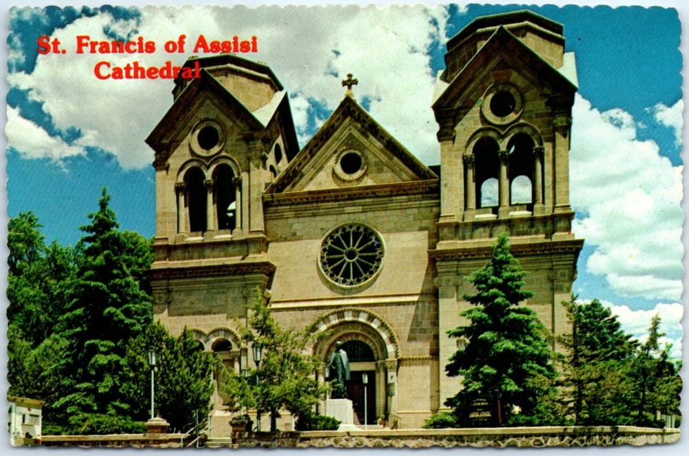 Postcard - Cathedral Of St. Francis Of Assisi - Santa Fe, New Mexico