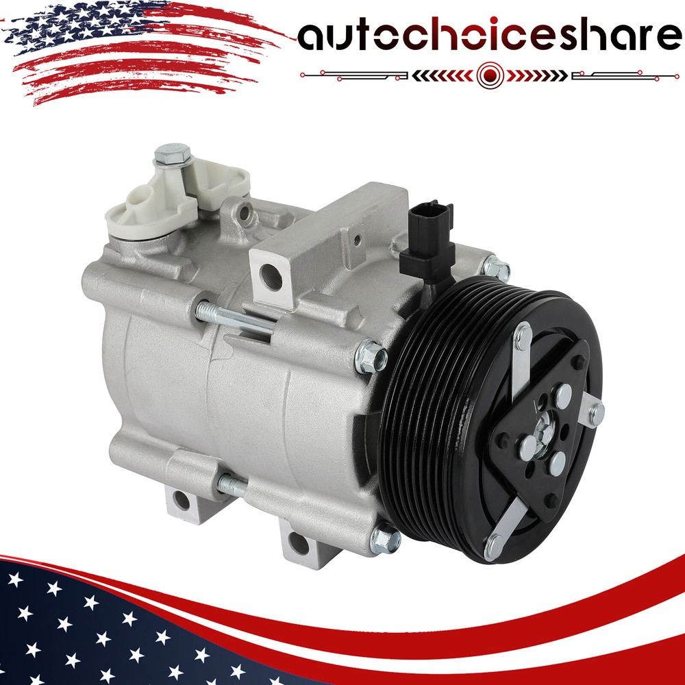 For Ford E-350 Super Duty 6.0L 2008-2010 AC A/C Compressor with Clutch